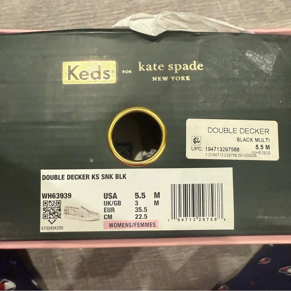 Keds X‎ Kate Spade New York Double Decker Snake-embossed Sneakers